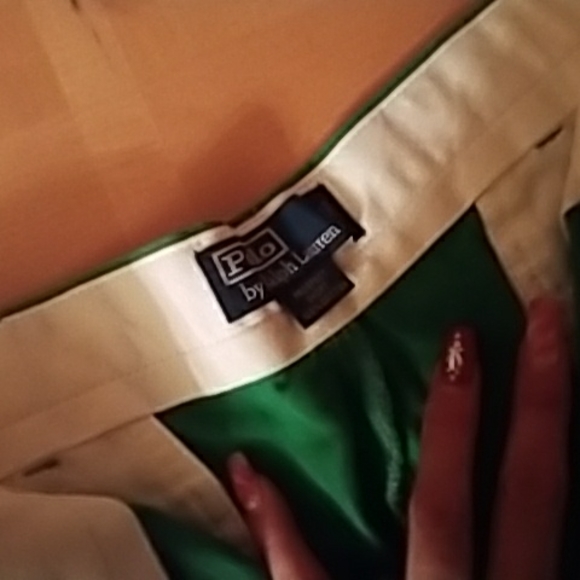 VINTAGEE POLO RALPH LAUREN PROSPECT SHORTS SIZE 36 GREEN - Picture 2 of 4